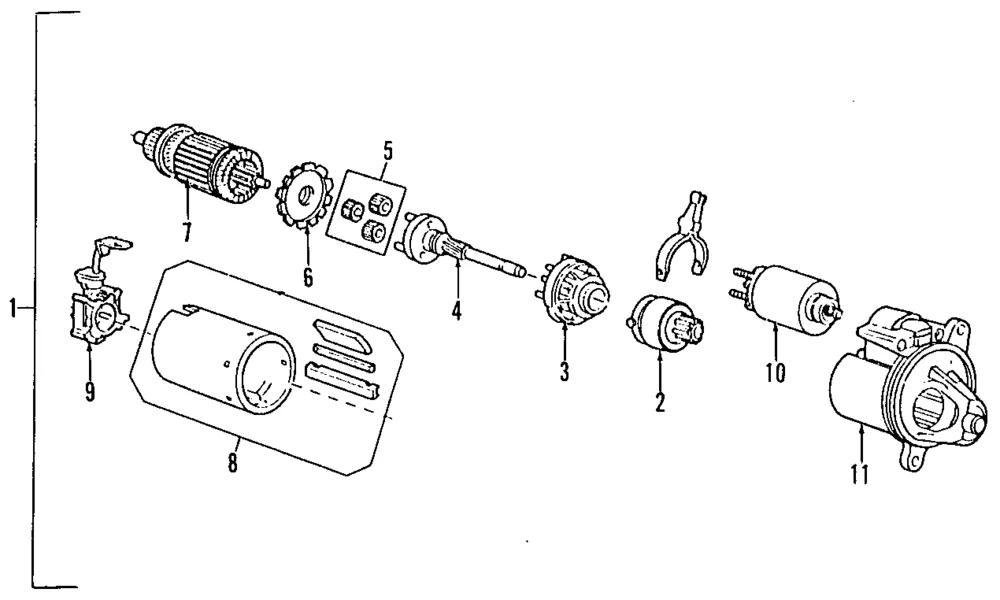 Starter - Mazda (1F60-18-400R-0B)