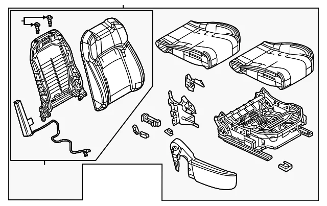 Seat(R) Front - Mazda (VA42-57-100F-2B)