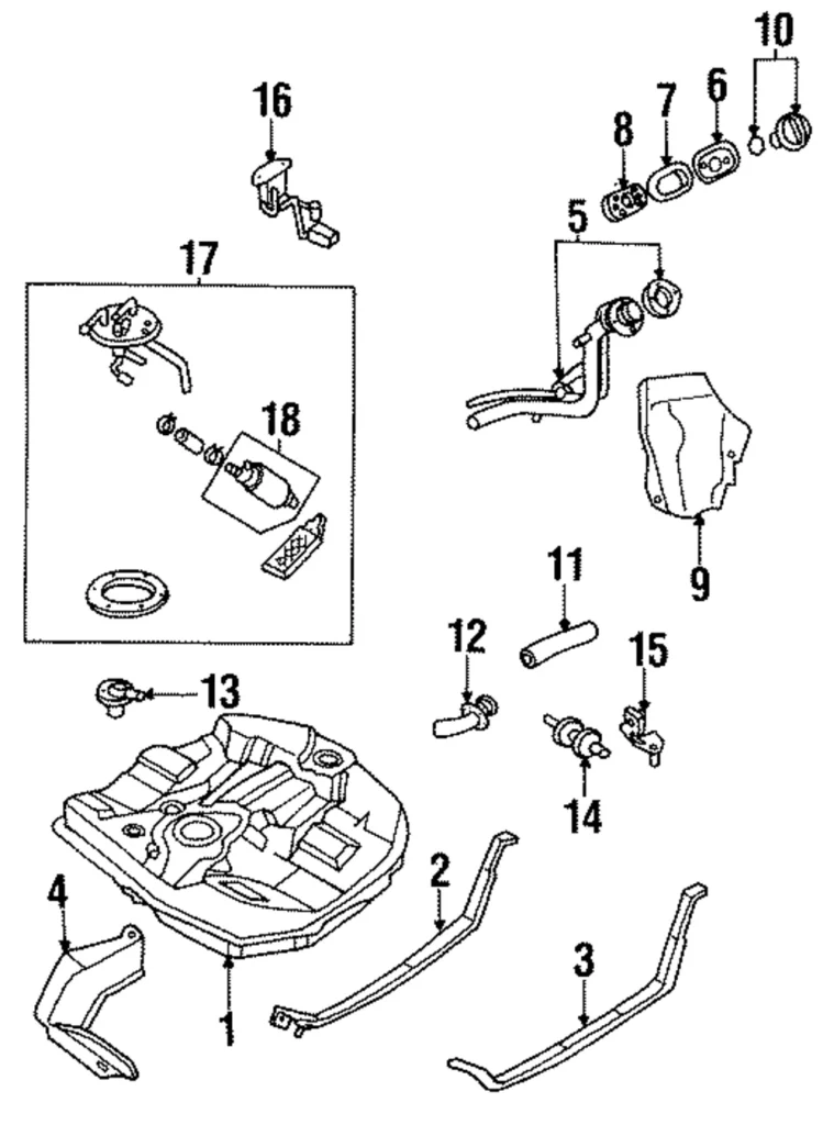 Fuel Tank - Mazda (BC1F-42-110B)