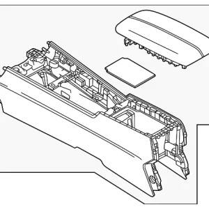 Center Console - Mazda (VA40-64-420G-4B)