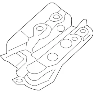 Cowl Panel Bracket - Mazda (D10E-53-5DX)