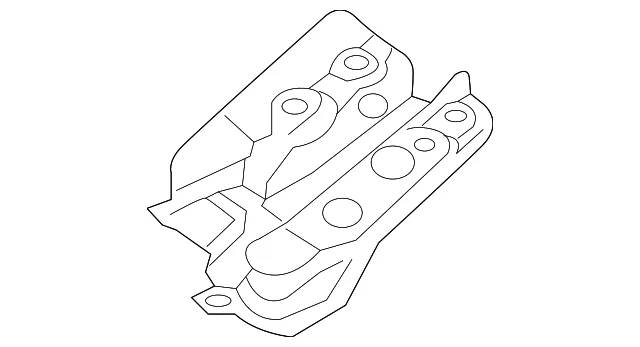 Cowl Panel Bracket - Mazda (D10E-53-5DX)