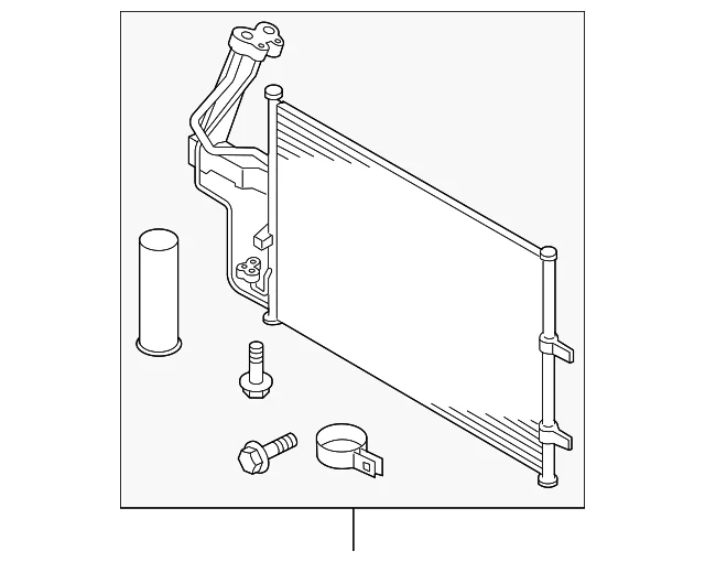 A/C Condenser - Mazda (BP4K-61-480D)