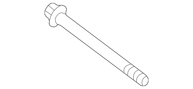 Power Steering Pump Mounting Bolt - Mazda (B456-32-761A)