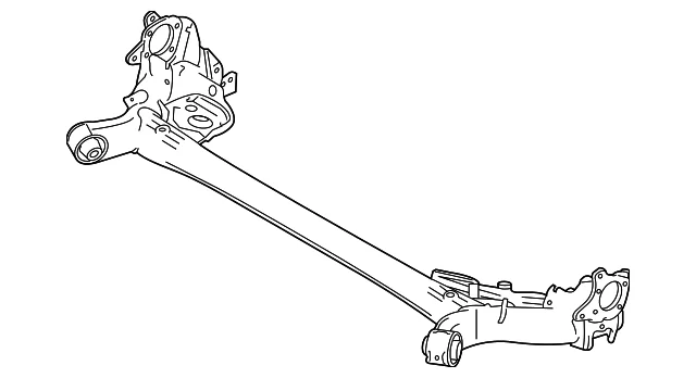 Axle Torsion Rear Suspension - Mazda (DGH9-28-B0XE)