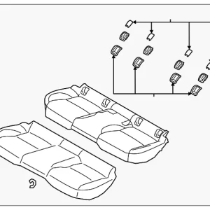 Seat Cushion Foam - Mazda (BJAH-57-200-02)