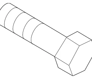 Roller Assembly Mount Bolt - Mazda (9KD6-00-816B)