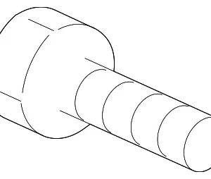 Shock Lower Bolt - Mazda (9YA0-21-438D)