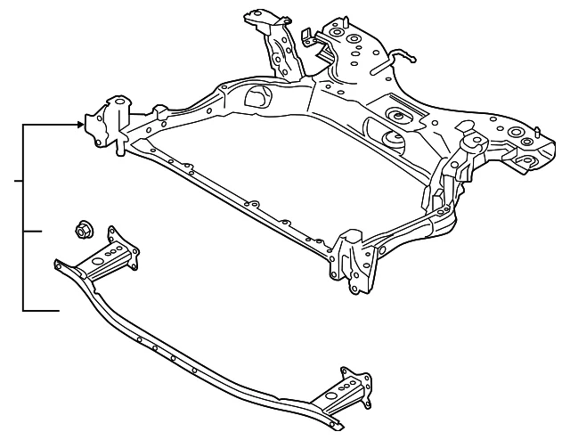 Member Cross - Mazda (BDTS-34-80XJ)