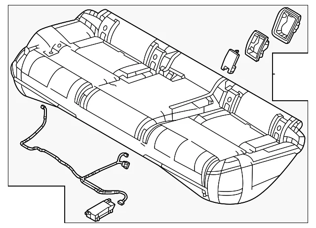 Cushion Rear Seat - Mazda (VA55-57-200C-02)