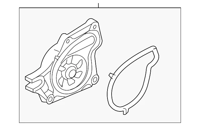 Water Pump - Mazda (ZJ01-15-010C)
