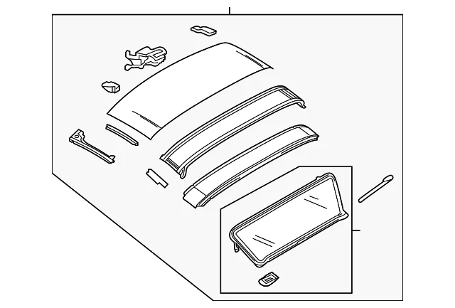 Retractable Hard Top - Mazda (N292-R1-610A-64)