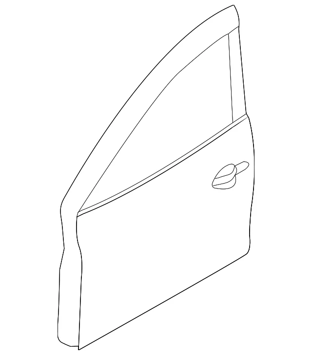 Body (L) Front Door - Mazda (BCY1-59-02XD)