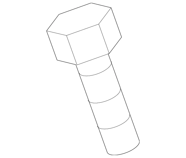 Seat Belt Lap And Shoulder Belt Bolt - Mazda (BBM2-57-811)