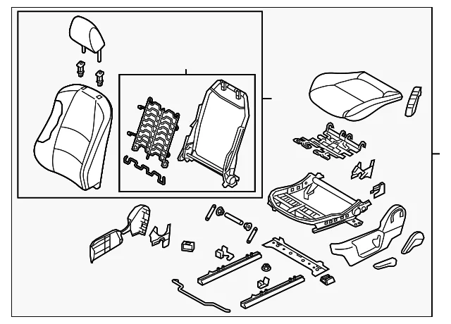 Seat Left Front - Mazda (BDLR-57-150E-02)