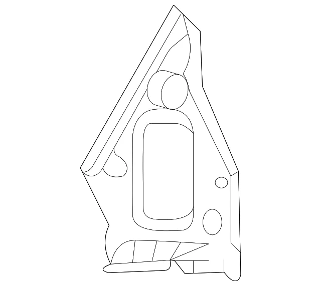 Panel(R) Rear Fender Lower - Mazda (DGH9-70-4A1A)