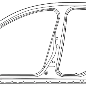 Pillar(R) Front Out - Mazda (DGY2-70-221A)