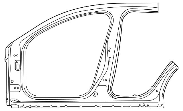 Pillar(L) Front Out - Mazda (DGY2-71-221A)