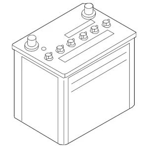 Battery - Mazda (0001-80-051R-WB)