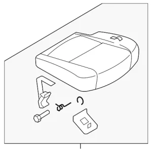 Seat Cushion Foam - Mazda (C305-88-210-34)