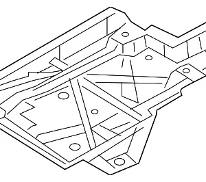 Floor Pan Splash Shield - Mazda (D09H-56-122A)