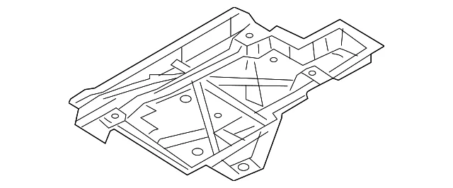 Floor Pan Splash Shield - Mazda (D09H-56-122A)
