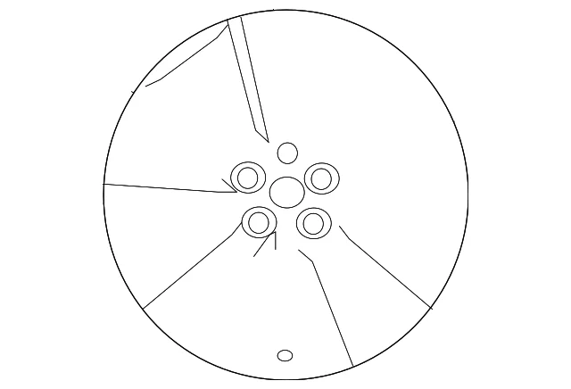 Wheel Disc Aluminum - Mazda (9965-21-8500)