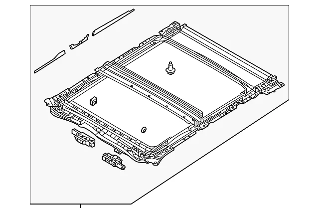 Unit Sunroof - Mazda (KR9R-69-830E-75)