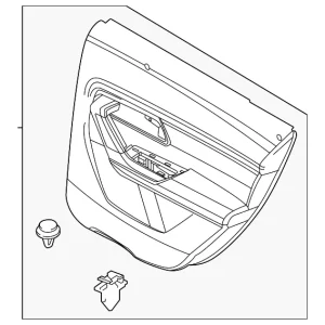 Trim(R) Door - Mazda (VA33-68-420A-02)