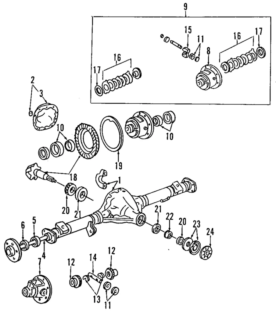Differential - Mazda (1F20-27-200)