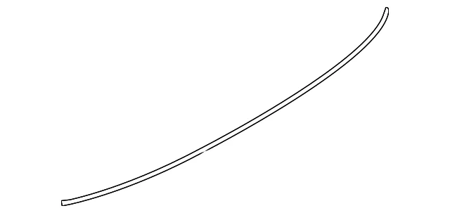 Lift-Gate Reveal Molding - Mazda (C513-50-611)