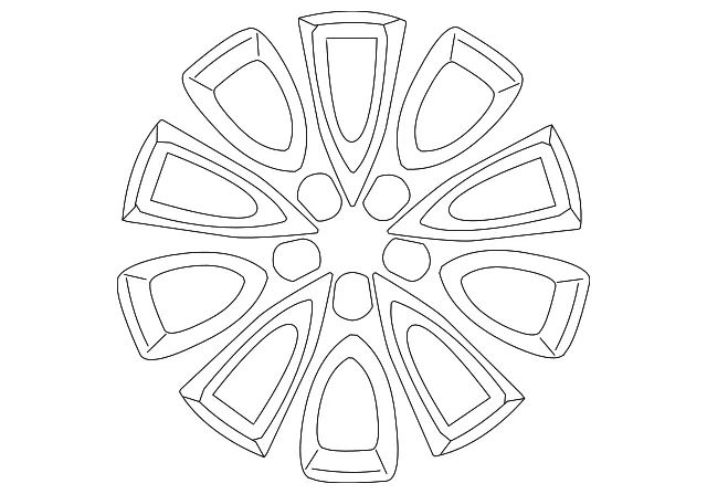 Wheel Disc Aluminum - Mazda (9965-D8-7080)